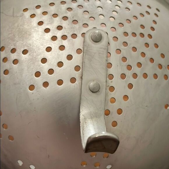 Duracrest Vintage Metal Colander Star Pattern Footed Farmhouse Rustic - Picture 7 of 9